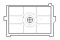 EOS 1500D Ec-L Focusing Screen (Grid)